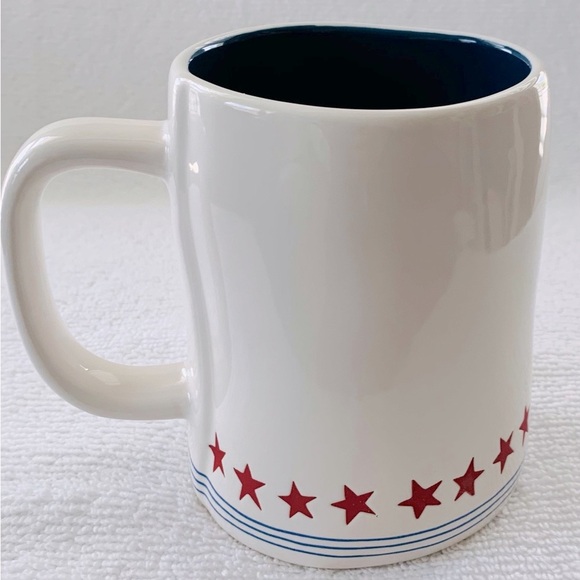 Rae Dunn Patriotic Fourth of July USA Stars and Stripes mug - Picture 2 of 5